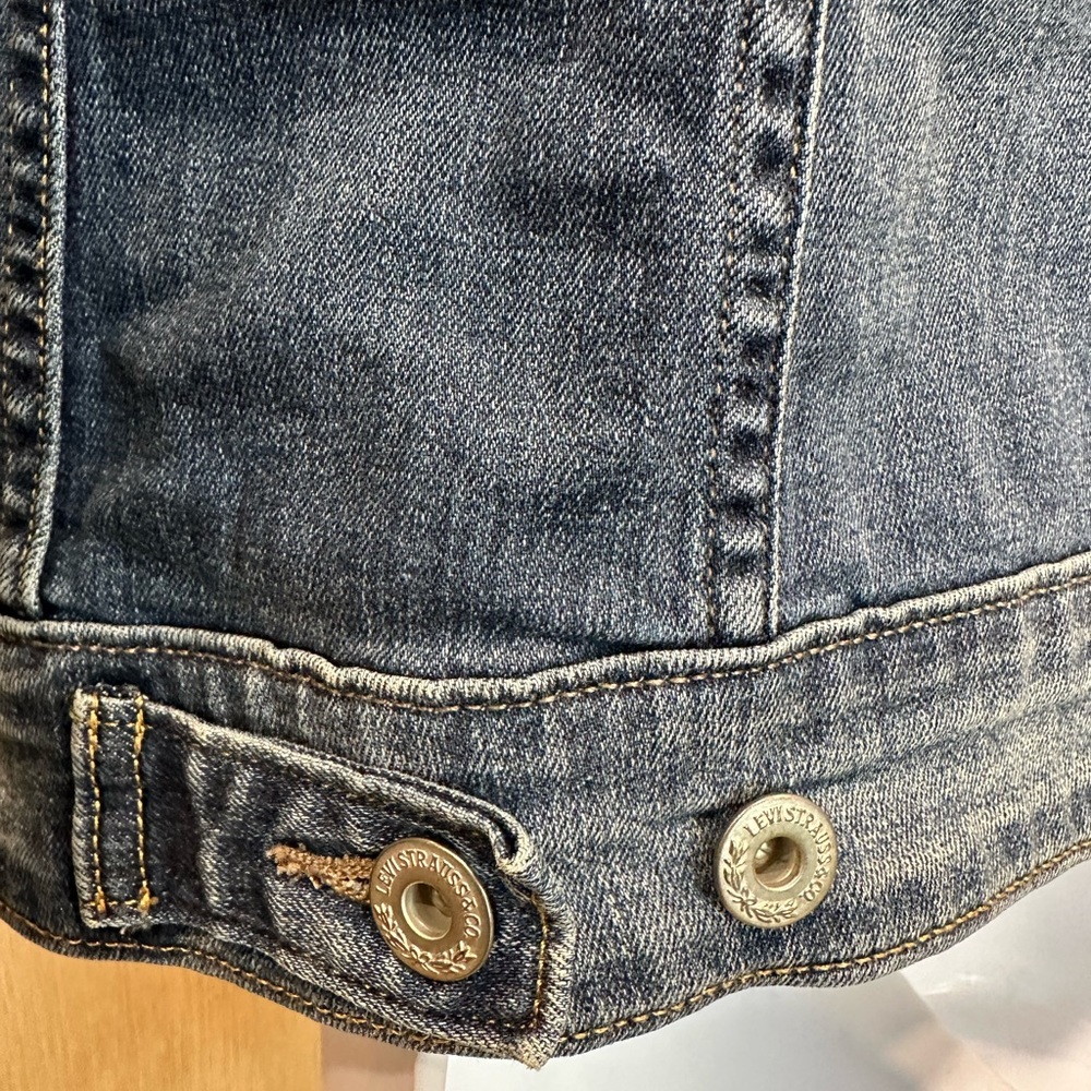LEVIS Denim Jacket 3449 Blue Button Up Size M - Picture 12 of 15